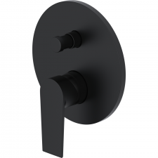Vitruvius Rubicon Single lever concealed bath/shower mixer with concealed box Matt Black